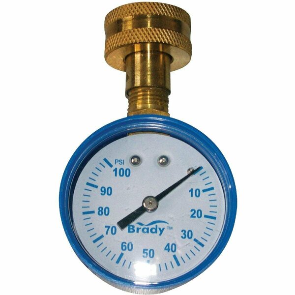 Campbell 3/4 In. 100 psi Pressure Gauge BTGIND CS-NL